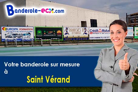 Réalisation sur mesure de votre banderole publicitaire à Saint-Vérand (Rhône/69620)