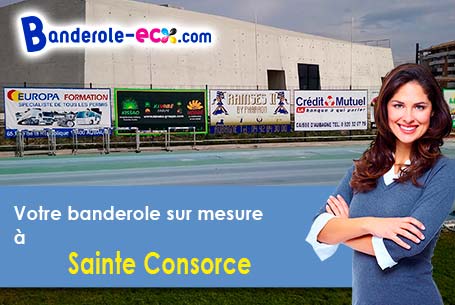 Fabrication sur mesure de votre banderole publicitaire à Sainte-Consorce (Rhône/69280)