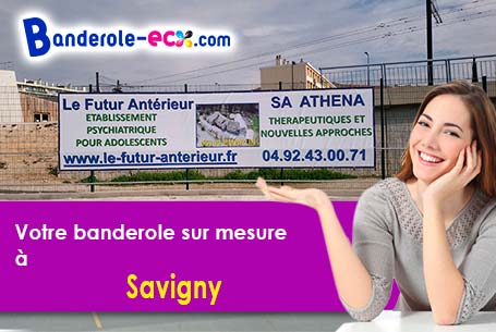 Réalisation sur mesure de votre banderole publicitaire à Savigny (Rhône/69210)