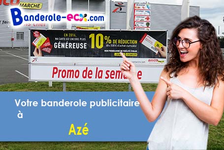 Réalisation sur mesure de votre banderole publicitaire à Azé (Saône-et-Loire/71260)