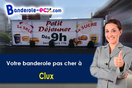 Fabrication sur mesure de votre banderole publicitaire à Clux (Saône-et-Loire/71270)