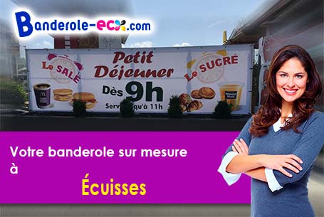 Réalisation sur mesure de votre banderole personnalisée à Écuisses (Saône-et-Loire/71210)