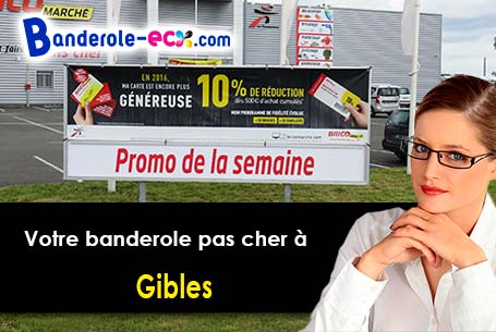 Réalisation sur mesure de votre banderole publicitaire à Gibles (Saône-et-Loire/71800)