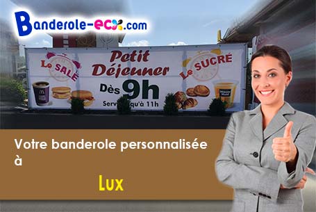 Réalisation sur mesure de votre banderole pas cher à Lux (Saône-et-Loire/71100)