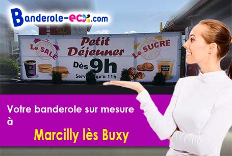 Fabrication sur mesure de votre banderole publicitaire à Marcilly-lès-Buxy (Saône-et-Loire/71390)