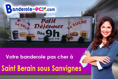 Fabrication sur mesure de votre banderole pas cher à Saint-Berain-sous-Sanvignes (Saône-et-Loire/713