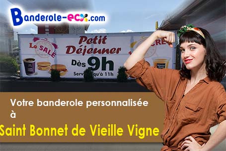 Fabrication sur mesure de votre banderole personnalisée à Saint-Bonnet-de-Vieille-Vigne (Saône-et-Lo