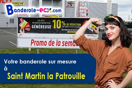 Réalisation sur mesure de votre banderole pas cher à Saint-Martin-la-Patrouille (Saône-et-Loire/7146