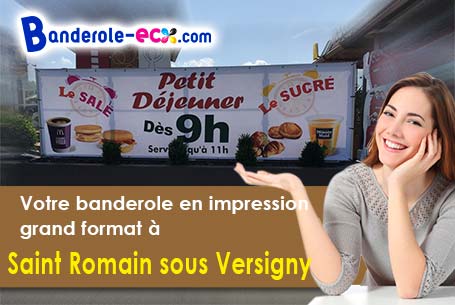 Fabrication sur mesure de votre banderole personnalisée à Saint-Romain-sous-Versigny (Saône-et-Loire