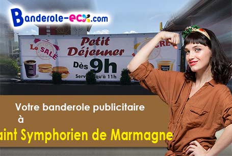 Fabrication sur mesure de votre banderole publicitaire à Saint-Symphorien-de-Marmagne (Saône-et-Loir