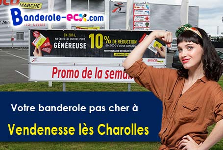 Réalisation sur mesure de votre banderole personnalisée à Vendenesse-lès-Charolles (Saône-et-Loire/7