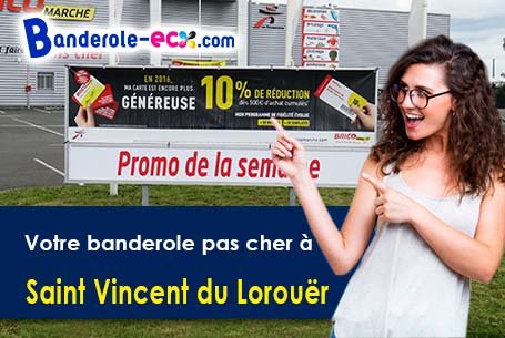 Réalisation sur mesure de votre banderole publicitaire à Saint-Vincent-du-Lorouër (Sarthe/72150)