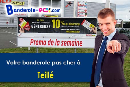 Réalisation sur mesure de votre banderole pas cher à Teillé (Sarthe/72290)