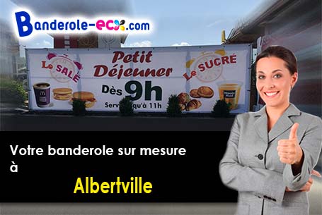 Réalisation sur mesure de votre banderole personnalisée à Albertville (Savoie/73200)