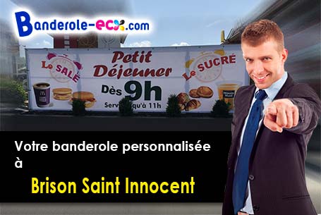 Réalisation sur mesure de votre banderole publicitaire à Brison-Saint-Innocent (Savoie/73100)