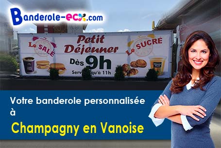 Impression grand format de votre banderole personnalisée à Champagny-en-Vanoise (Savoie/73350)