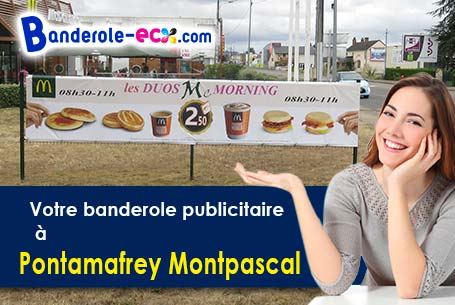 Impression grand format de votre banderole publicitaire à Pontamafrey-Montpascal (Savoie/73300)
