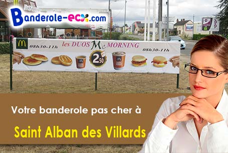 Impression grand format de votre banderole personnalisée à Saint-Alban-des-Villards (Savoie/73130)