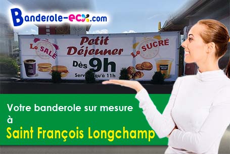 Impression grand format de votre banderole pas cher à Saint-François-Longchamp (Savoie/73130)