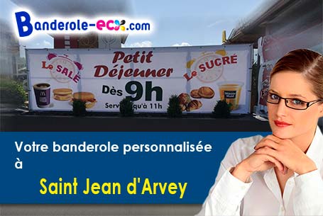 Impression grand format de votre banderole publicitaire à Saint-Jean-d'Arvey (Savoie/73230)