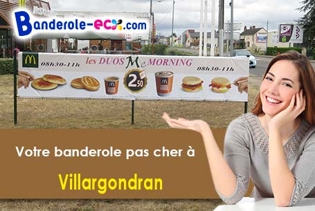 Impression grand format de votre banderole personnalisée à Villargondran (Savoie/73300)