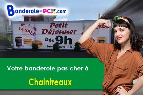 Création maquette offerte de votre banderole publicitaire à Chaintreaux (Seine-et-Marne/77460)