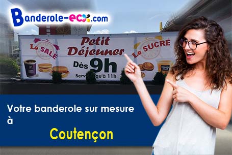 Création maquette offerte de votre banderole publicitaire à Coutençon (Seine-et-Marne/77154)