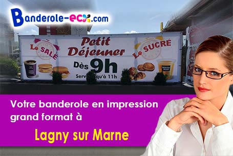 Création maquette offerte de votre banderole publicitaire à Lagny-sur-Marne (Seine-et-Marne/77400)