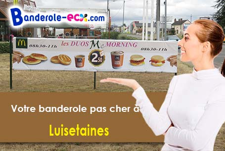Création maquette offerte de votre banderole publicitaire à Luisetaines (Seine-et-Marne/77520)