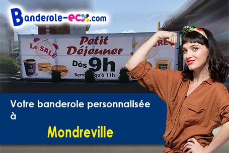 Création maquette offerte de votre banderole personnalisée à Mondreville (Seine-et-Marne/77570)