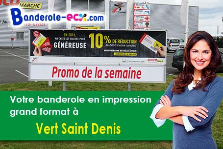 Création maquette offerte de votre banderole pas cher à Vert-Saint-Denis (Seine-et-Marne/77240)