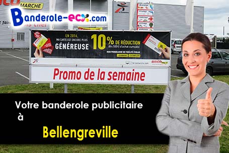 Création maquette offerte de votre banderole publicitaire à Bellengreville (Seine-Maritime/76630)
