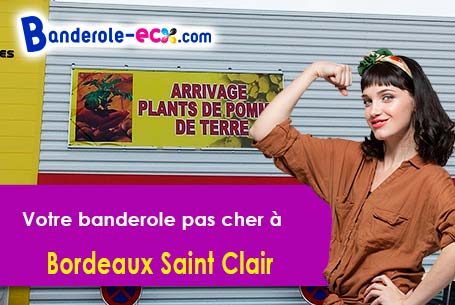 Impression grand format de votre banderole publicitaire à Bordeaux-Saint-Clair (Seine-Maritime/76790