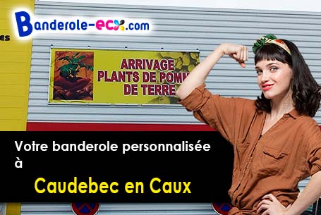 Impression grand format de votre banderole personnalisée à Caudebec-en-Caux (Seine-Maritime/76490)
