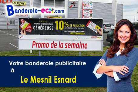Création maquette offerte de votre banderole publicitaire à Le Mesnil-Esnard (Seine-Maritime/76240)
