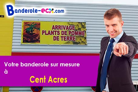 Impression grand format de votre banderole publicitaire à Cent-Acres (Seine-Maritime/76590)