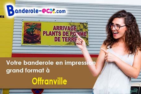 Impression grand format de votre banderole publicitaire à Offranville (Seine-Maritime/76550)