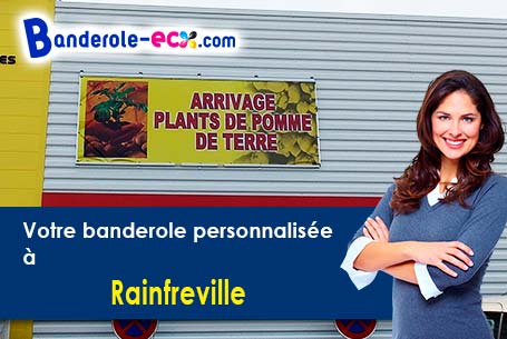 Création maquette offerte de votre banderole pas cher à Rainfreville (Seine-Maritime/76730)