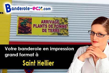 Impression grand format de votre banderole personnalisée à Saint-Hellier (Seine-Maritime/76680)