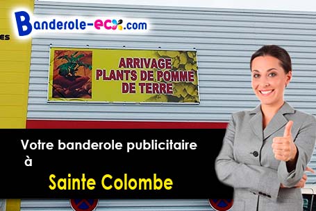 Impression grand format de votre banderole publicitaire à Sainte-Colombe (Seine-Maritime/76460)