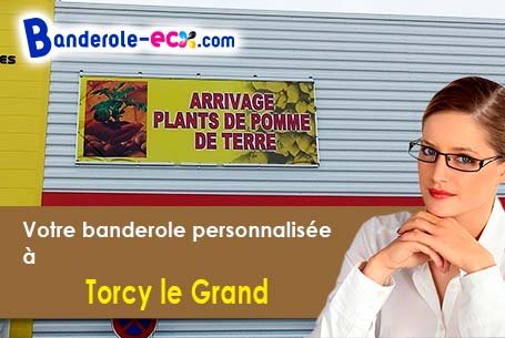 Impression grand format de votre banderole pas cher à Torcy-le-Grand (Seine-Maritime/76590)