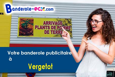 Création maquette offerte de votre banderole publicitaire à Vergetot (Seine-Maritime/76280)