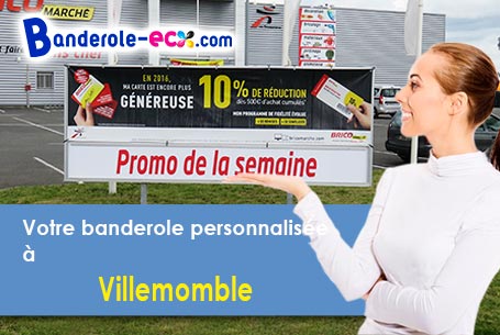 Création graphique gratuite de votre banderole pas cher à Villemomble (Seine-Saint-Denis/93250)