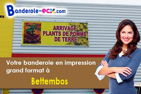 Création graphique offerte de votre banderole publicitaire à Bettembos (Somme/80590)