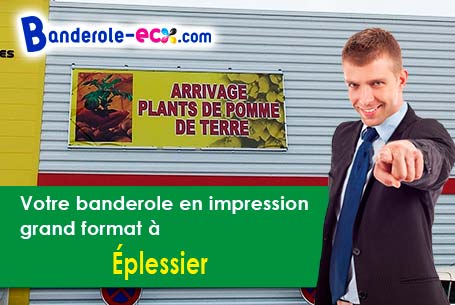 Création graphique offerte de votre banderole publicitaire à Éplessier (Somme/80290)