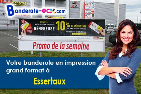 Création maquette inclus pour votre banderole personnalisée à Essertaux (Somme/80160)