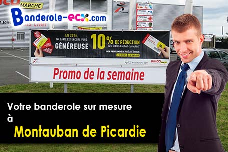 Création graphique offerte de votre banderole publicitaire à Montauban-de-Picardie (Somme/80300)