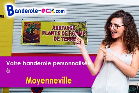 Création graphique offerte de votre banderole publicitaire à Moyenneville (Somme/80870)