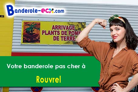 Création graphique offerte de votre banderole publicitaire à Rouvrel (Somme/80250)