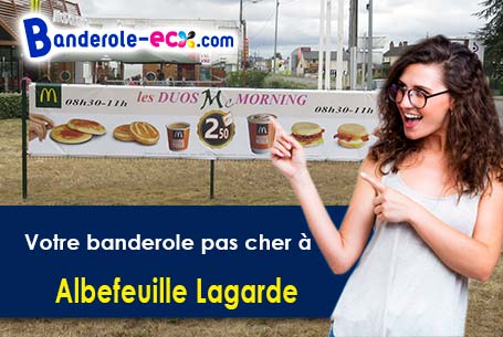 Création maquette inclus pour votre banderole personnalisée à Albefeuille-Lagarde (Tarn-et-Garonne/8
